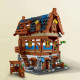 moc creator expert medieval town tavern bricks toy moc creator expert medieval town tavern bricks toy