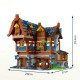 moc creator expert medieval town tavern bricks toy moc creator expert medieval town tavern bricks toy