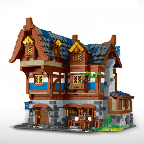 moc creator expert medieval town tavern bricks toy moc creator expert medieval town tavern bricks toy