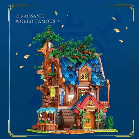 moc creator expert medieval town tree house bricks toy moc creator expert medieval town tree house bricks toy