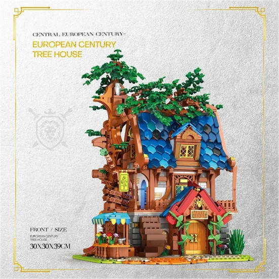 moc creator expert medieval town tree house bricks toy moc creator expert medieval town tree house bricks toy