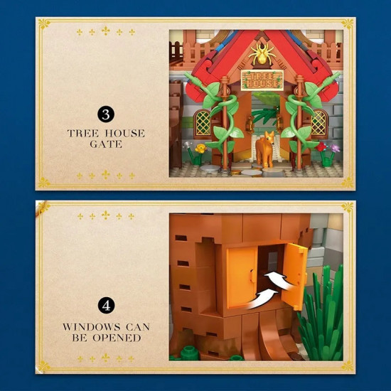 moc creator expert medieval town tree house bricks toy moc creator expert medieval town tree house bricks toy