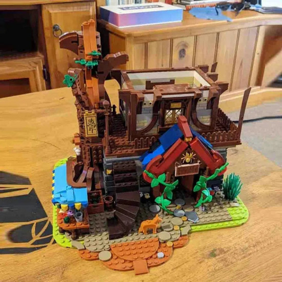 moc creator expert medieval town tree house bricks toy moc creator expert medieval town tree house bricks toy