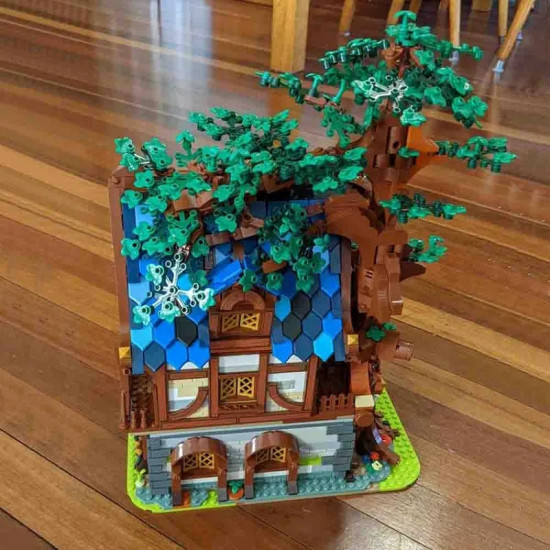 moc creator expert medieval town tree house bricks toy moc creator expert medieval town tree house bricks toy