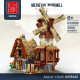 moc creator expert medieval town windmill bricks toy moc creator expert medieval town windmill bricks toy