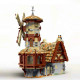 moc creator expert medieval town windmill bricks toy moc creator expert medieval town windmill bricks toy
