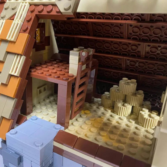 moc creator expert medieval town windmill bricks toy moc creator expert medieval town windmill bricks toy