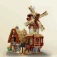 moc creator expert medieval town windmill bricks toy moc creator expert medieval town windmill bricks toy