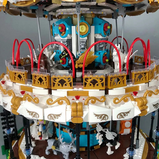 moc creator expert motorized rc app carousel bricks toy 11011 moc creator expert motorized rc app carousel bricks toy 11011