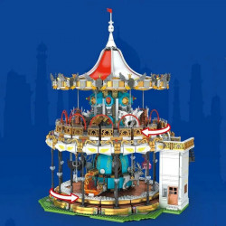 moc creator expert motorized rc app carousel bricks toy 11011