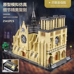 moc creator expert notre dame paris cathedral bricks toy 0964