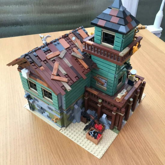 moc creator expert old fishing store bricks toy 16050 moc creator expert old fishing store bricks toy 16050