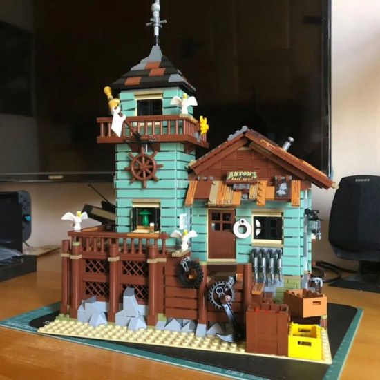 moc creator expert old fishing store bricks toy 16050 moc creator expert old fishing store bricks toy 16050