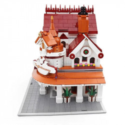 moc creator expert paradise corner restaurant bricks toy 11003