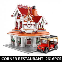 moc creator expert paradise corner restaurant bricks toy 11003