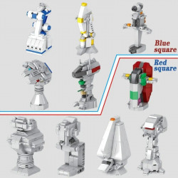 moc creator expert star wars space chess board bricks toy 671