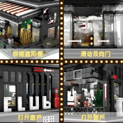 moc creator expert street city islet bar bricks toy 86008