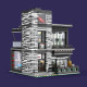 moc creator expert street city islet bar bricks toy 86008 moc creator expert street city islet bar bricks toy 86008