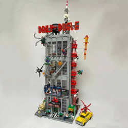 moc creator expert super hero daily bugle bricks toy 78008