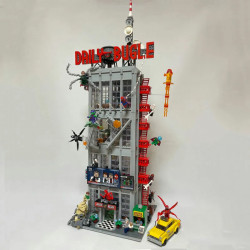 moc creator expert super hero daily bugle bricks toy 78008