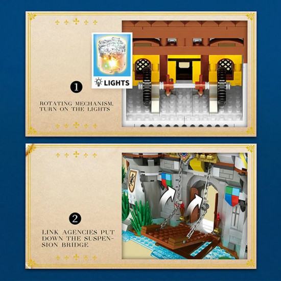 moc creator expert the golden lion castle bricks toy moc creator expert the golden lion castle bricks toy