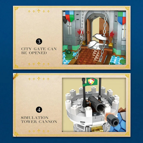 moc creator expert the golden lion castle bricks toy moc creator expert the golden lion castle bricks toy