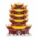 moc creator expert yellow crane tower bricks toy moc creator expert yellow crane tower bricks toy