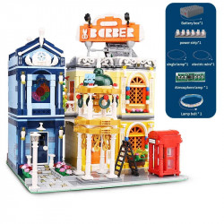 moc creator experts city barber shop bricks toys 16031