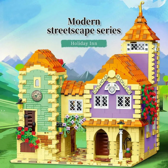 moc creator street expert city holiday hotel bricks toy moc creator street expert city holiday hotel bricks toy