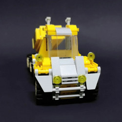 moc crystal city transporter truck car bricks toys