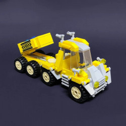 moc crystal city transporter truck car bricks toys