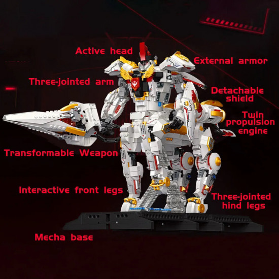 moc deformation silver wing cavalary robot bricks toys moc deformation silver wing cavalary robot bricks toys