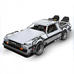 moc delorean dmc-12 return to the future car bricks toy