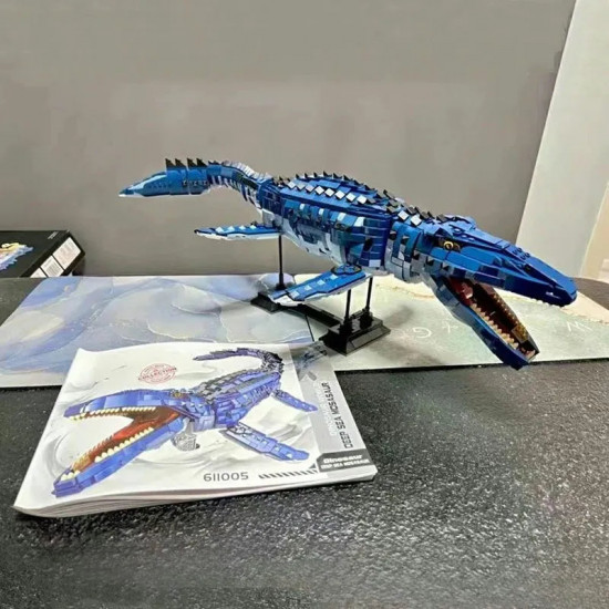 moc dinosaur world deep sea mosasaurus bricks toys 611005 moc dinosaur world deep sea mosasaurus bricks toys 611005