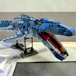 moc dinosaur world deep sea mosasaurus bricks toys 611005