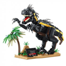 moc dinosaur world indoraptor mech bricks toys 611004