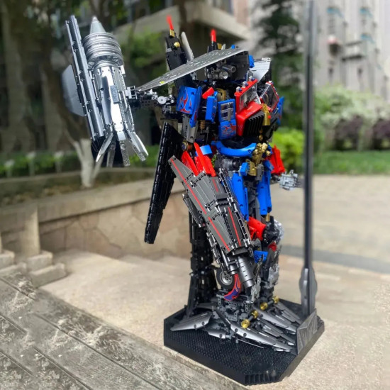 moc dj rambo man mecha transformer robot bricks toys moc dj rambo man mecha transformer robot bricks toys