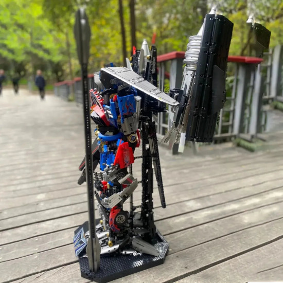 moc dj rambo man mecha transformer robot bricks toys moc dj rambo man mecha transformer robot bricks toys