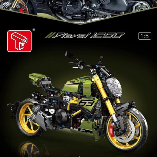 moc ducati diavel 1260 classic motorcycle bricks toy t4021 moc ducati diavel 1260 classic motorcycle bricks toy t4021