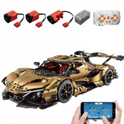 moc electroplated rc apollo ie super racing car bricks toy t5012c