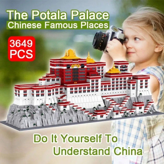 moc expert architecture potala palace bricks toys moc expert architecture potala palace bricks toys
