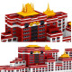 moc expert architecture potala palace bricks toys moc expert architecture potala palace bricks toys