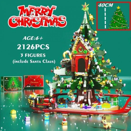 moc expert christmas santa tree house bricks toy moc expert christmas santa tree house bricks toy