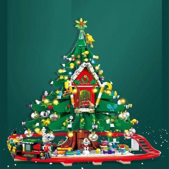 moc expert christmas santa tree house bricks toy moc expert christmas santa tree house bricks toy