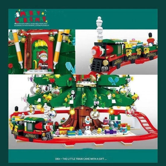 moc expert christmas santa tree house bricks toy moc expert christmas santa tree house bricks toy