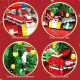 moc expert christmas tree santa music light box bricks kids toys moc expert christmas tree santa music light box bricks kids toys