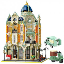 moc expert creator city corner post office bricks toys