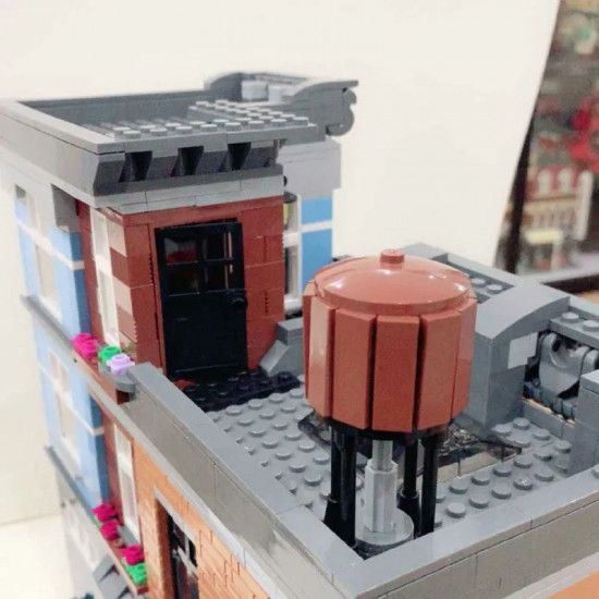 moc expert creator city detective's office bricks toy 15011 moc expert creator city detective's office bricks toy 15011