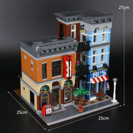 moc expert creator city detective's office bricks toy 15011 moc expert creator city detective's office bricks toy 15011
