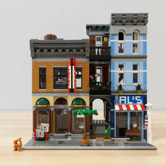 moc expert creator city detective's office bricks toy 15011 moc expert creator city detective's office bricks toy 15011